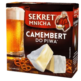 Ser camembert do piwa naturalny Sekret Mnicha 120g Turek