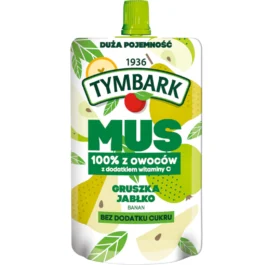 Mus 100% gruszka jabłko banan 200g Tymbark