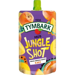 Mus Jungle Shot jabłko gruszka banan kaki 200g Tymbark