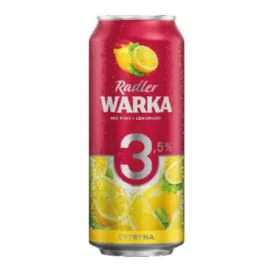 Piwo Warka Radler Cytryna 500ml