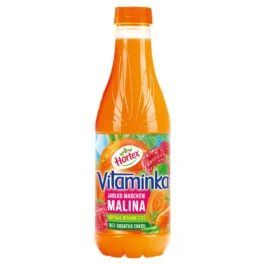 Sok Vitaminka jabłko marchew malina 1l PET Hortex