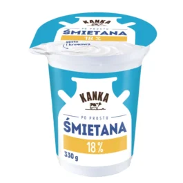 Śmietana 18% 330g Kanka