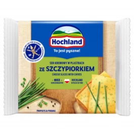 Ser kremowy w plastrach ze szczypiorkiem 130g Hochland