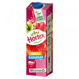 Napój jabłko rabarbar 1l Hortex