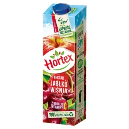 Nektar jabłko wiśnia 1l Hortex