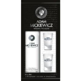 Wódka Mickiewicz +Kieliszki 40% 0,7l