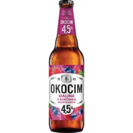 Piwo Okocim Malina z Borówką 4,5% 0,5l