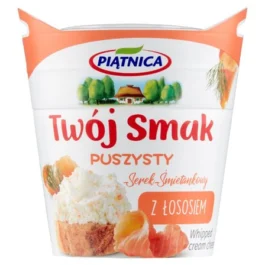 Serek naturalny z łososiem Twój Smak Puszysty 150g Piątnica
