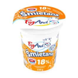 Śmietana 18% Smaczna 330g Figand