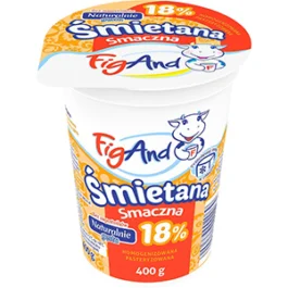 Śmietana 18% Smaczna 400g Figand