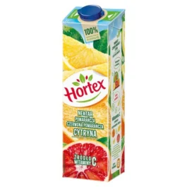 Nektar pomarańcza czerwona pomarańcza grejpfrut 1l Hortex