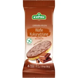 Wafle kukurydziane czekolada mleczna 56g Kupiec