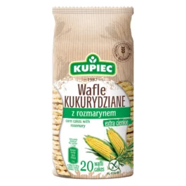 Wafle kukurydziane z rozmarynem 105g Kupiec