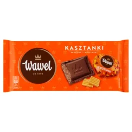 Czekolada nadziewana Kasztanki kakaowe z wafelkami 100g Wawel