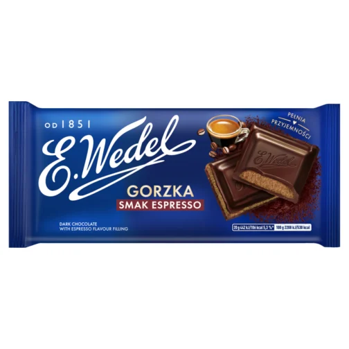 Czekolada gorzka o smaku espresso 100g Wedel