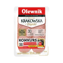 Kiełbasa Sucha krakowska z szynki 80g Olewnik