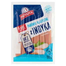 Parówki z indyka tradycyjne 215g Indykpol