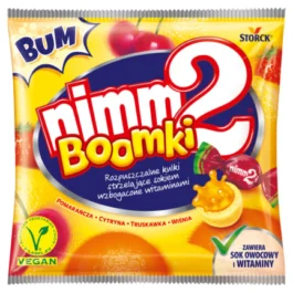 Rozpuszczalne kulki NIMM2 Boomki strzelające sokiem wzbogacone witaminami 90g