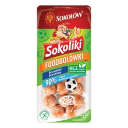 Parówki foodbolówki Sokoliki 130g Sokołów