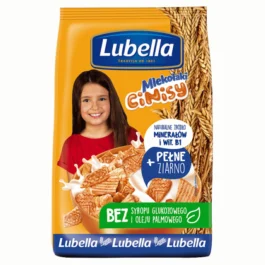 Mlekołaki Cinisy Zbożowe kwadraciki z cynamonem 250g Lubella