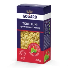 Makaron tortellini z pomidorami i bazylią 250g Goliard