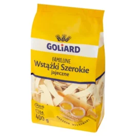 Makaron familijny wstążki szerokie jajeczne 400g Goliard