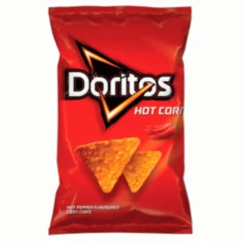 Chipsy kukurydziane o smaku ostrej papryki 100g Doritos