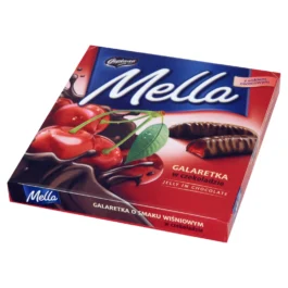 Mella Galaretka w czekoladzie o smaku wiśniowym 190 g Goplana
