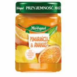 Dżem pomarańcza & ananas niskosłodzony 280g Herbapol