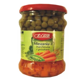 Mieszanka marchewka z groszkiem 260g Społem