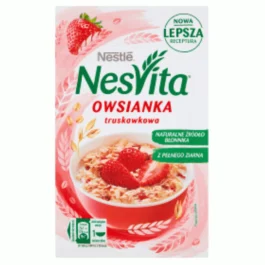 Płatki owsiane Truskawka 45g Nesvita