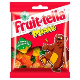 Fruit-tella Żelki Misie o smaku owocowym 90 g