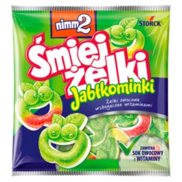Żelki owocowe NIMM2 Śmiejżelki Jabłkominki  90g