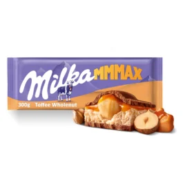 Czekolada mleczna Toffee Wholenut 300g Milka