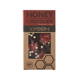 Czekolada z Miodem Truskawką i Crispy 110 g Łysoń