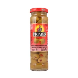 Oliwki zielone z papryką 142g Figaro
