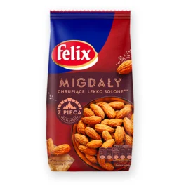 Migdały z pieca lekko solone 220g Felix