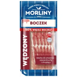 Boczek wędzony – plastry 150g Morliny