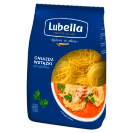 Makaron gniazda wstążki 400g Lubella