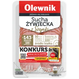 Kiełbasa Sucha żywiecka z szynki 80g Olewnik