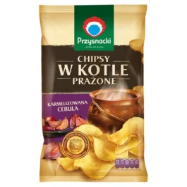 Chipsy w kotle prażone karmelizowana cebula 125g Przysnacki