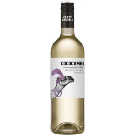 Wino białe półsłodkie CRAZY ANIMALS Cococamel Gewurztraminer 0,75l