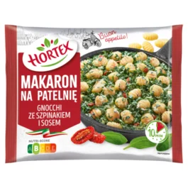 Makaron na patelnię Gnocchi ze szpinakiem 450g Hortex