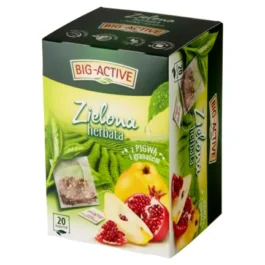 Herbata zielona z pigwą i granatem 34g Big Active