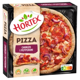 Pizza z chorizo i pepperoni 370g Hortex