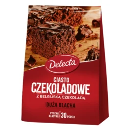 Duża blacha ciasto czekoladowe 670g Delecta