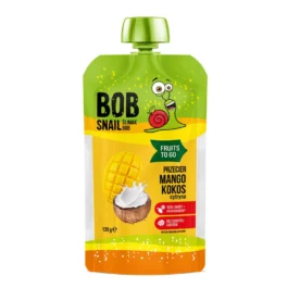 Smoothie mango-kokos-cytryna bez dodatku cukru 120g Bob Snail