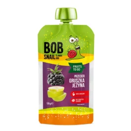 Smoothie gruszkowo-jeżynowe bez dodatku cukru 120g Bob Snail