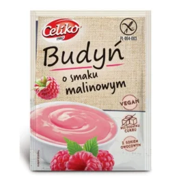 Budyń o smaku malinowym bezglutenowy 40g Celiko