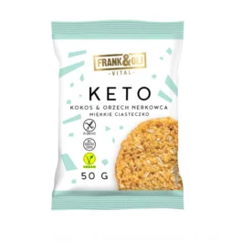 Ciasteczko Miękkie Keto kokos i orzech nerkowca 50g FRANK&OLI
